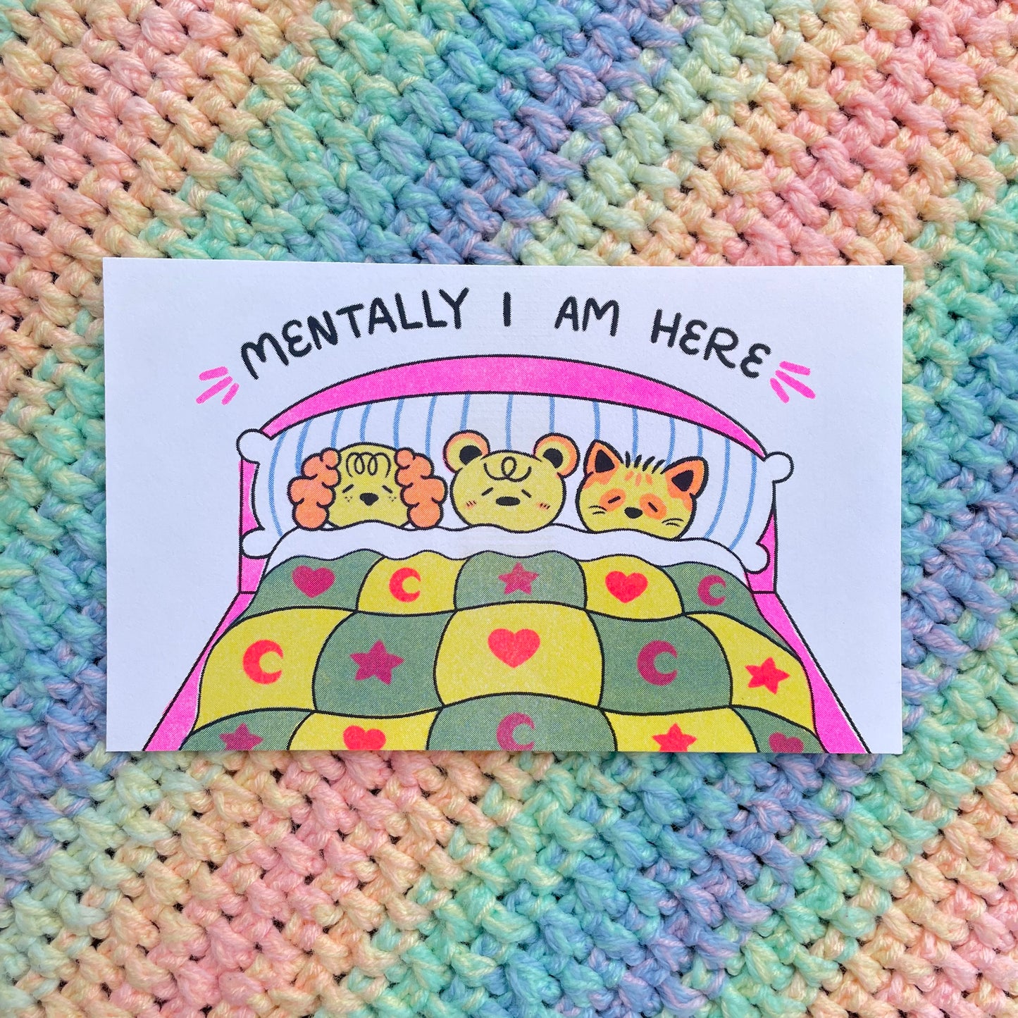 Mentally I Am Here Print