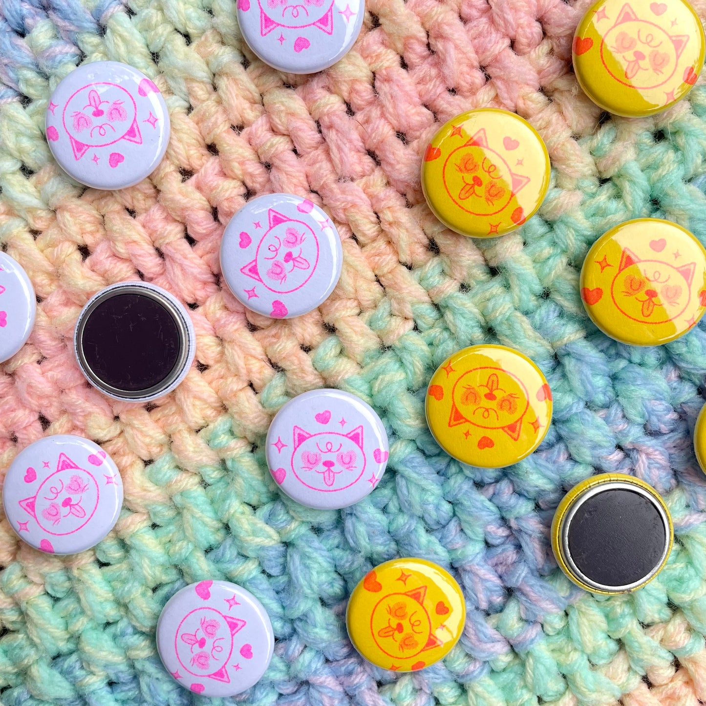 Mini Kitty Button/Magnet